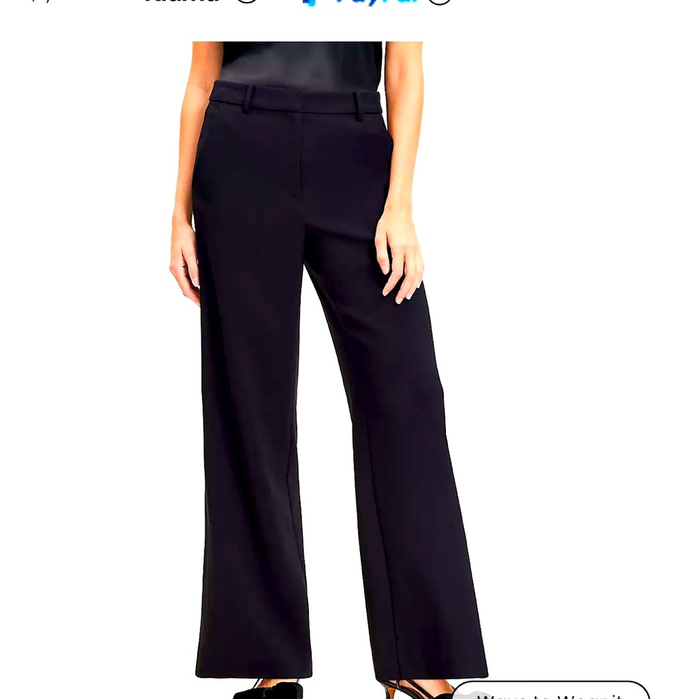 Black tuxedo pants new with tags size 14